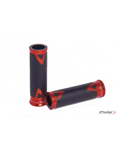 puig manopole modello radikal colore rosso - lunghezza 119 mm