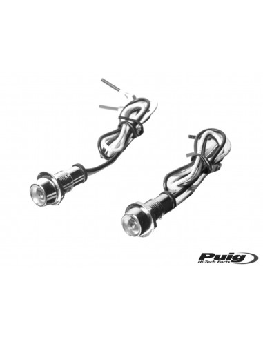 puig luci di posizione led colore silver