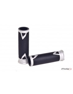puig manopole modello radikal colore silver - lunghezza 123 mm