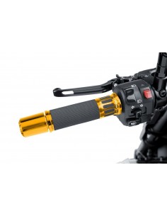 puig manopole modello racing colore oro - lunghezza 123 mm