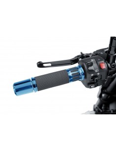 puig manopole modello racing colore blu - lunghezza 123 mm