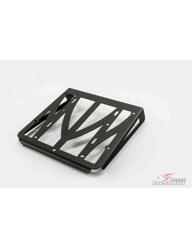 custom acces piastra portapacchi per schienalino sissybar removibile colore nero
