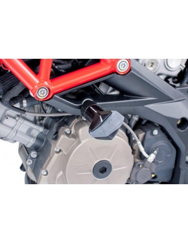 PUIG TAMPONI PARATELAIO MOD. R12 APRILIA SHIVER 750/GT 2009 NERO vendita online Como