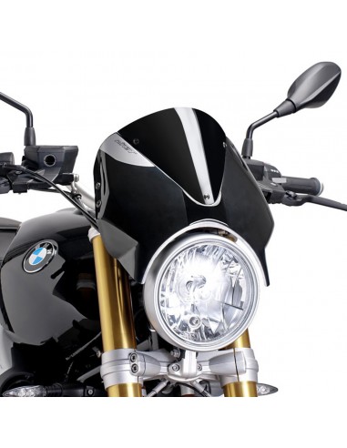 PUIG CUPOLINO RETRO BMW R NINE T 2014 NERO-NERO vendita online Como