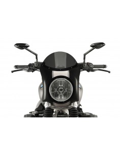 PUIG CUPOLINO SEMICARENATO BMW R NINE T SCRAMBLER 2017 FUME SCURO-CARBON vendita online Como
