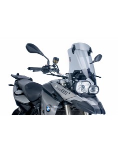 PUIG CUPOLINO TOURING CON VISIERA BMW F650 GS 2012 FUME CHIARO vendita online Como