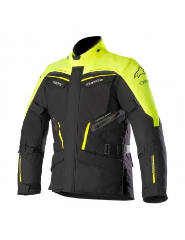 giacca moto alpinestars patron gore tex jacket yellow fluo black vendita online Como