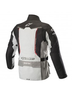 giacca moto alpinestars patron gore tex jacket mid gray dark gray red vendita online Como 2