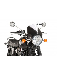 PUIG CUPOLINO UNIV. MOD. VISION YAMAHA YBR125/CUSTOM 2012 NERO-TRASPARENTE vendita online Como