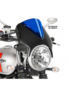 PUIG CUPOLINO UNIV. MOD. VISION YAMAHA SR125 1998 CARBON-BLU vendita online Como