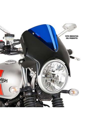 PUIG CUPOLINO UNIV. MOD. VISION YAMAHA XJ600 S/N DIVERSION 1991 NERO-BLU vendita online Como