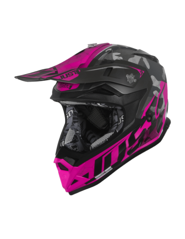 Prezzo del casco moto cross JUST 1 J32 swat camo fluo fuxia gloss sx