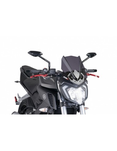 PUIG CUPOLINO NAKED N.G. SPORT YAMAHA MT-125 2015 FUME SCURO vendita online Como