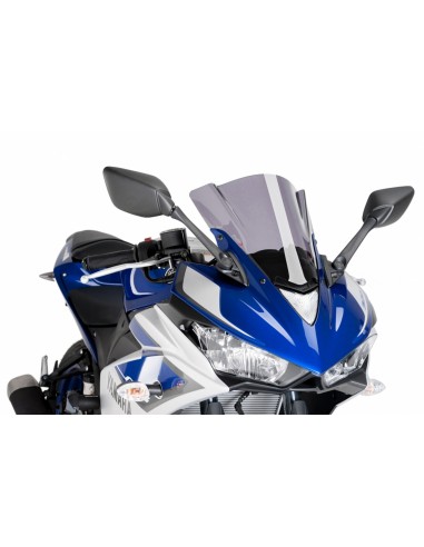 PUIG CUPOLINO RACING YAMAHA YZF-R3 15-18 FUME CHIARO vendita online Como