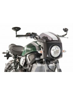 PUIG CUPOLINO SEMICARENATO YAMAHA XSR700 16-18 FUME CHIARO-NERO vendita online Como