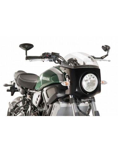 PUIG CUPOLINO SEMICARENATO YAMAHA XSR700 16-18 TRASPARENTE-CARBON vendita online Como
