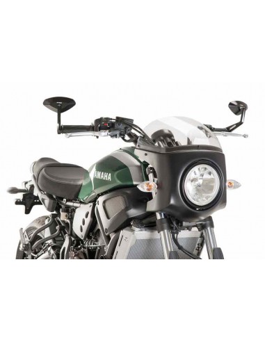 PUIG CUPOLINO SEMICARENATO YAMAHA XSR700 2016 TRASPARENTE-NERO vendita online Como