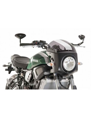 PUIG CUPOLINO SEMICARENATO YAMAHA XSR700 2017 FUME CHIARO-NERO vendita online Como