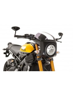 PUIG CUPOLINO SEMICARENATO YAMAHA XSR900 2016 FUME CHIARO-NERO vendita online Como