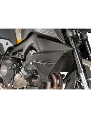 PUIG PANNELLI LATERALI RADIATORE YAMAHA MT-09 17-18 NERO OPACO vendita online Como