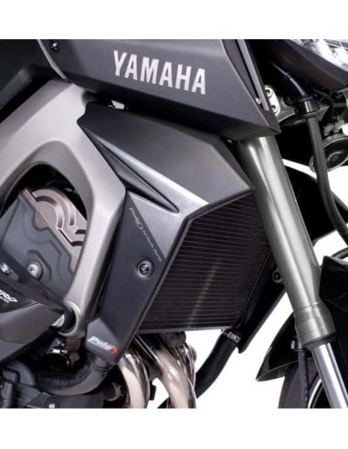 PUIG PANNELLI LATERALI RADIATORE YAMAHA MT-09 2016 NERO OPACO vendita online Como