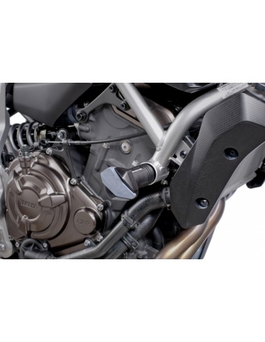 PUIG TAMPONI PARATELAIO MOD. R12 YAMAHA MT-07 14-17 NERO vendita online Como