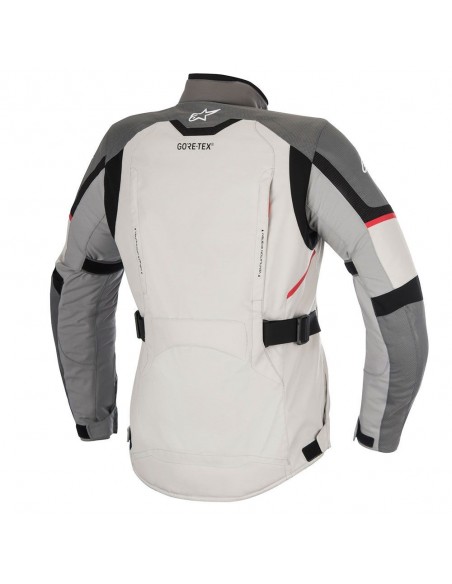 giacca moto alpinestars stella ares gore tex jacket dark gray light gray red vendita online Como