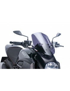 PUIG CUPOLINO NAKED N.G. TOURING DUCATI DIAVEL 2012 FUME SCURO vendita online Como