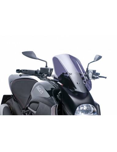 PUIG CUPOLINO NAKED N.G. TOURING DUCATI DIAVEL 2013 FUME SCURO vendita online Como