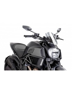 PUIG CUPOLINO NAKED N.G. SPORT DUCATI DIAVEL 2015 FUME CHIARO vendita online Como