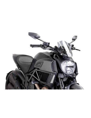 PUIG CUPOLINO NAKED N.G. SPORT DUCATI DIAVEL 2015 FUME CHIARO vendita online Como