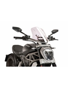 PUIG CUPOLINO NAKED N.G. TOURING DUCATI X DIAVEL S 2016 TRASPARENTE vendita online Como