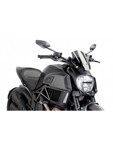 PUIG CUPOLINO NAKED N.G. SPORT DUCATI DIAVEL 14-18 FUME SCURO vendita online Como