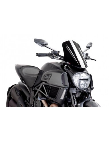 PUIG CUPOLINO NAKED N.G. TOURING DUCATI DIAVEL 14-18 NERO vendita online Como