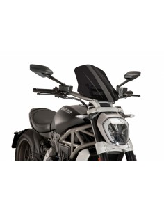 PUIG CUPOLINO NAKED N.G. TOURING DUCATI X DIAVEL/S 16-18 FUME SCURO vendita online Como