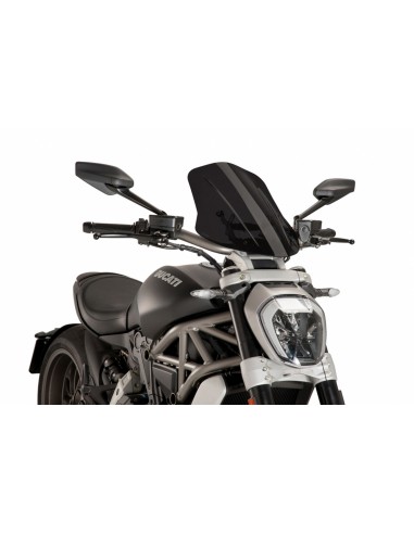 PUIG CUPOLINO NAKED N.G. TOURING DUCATI X DIAVEL/S 16-18 FUME SCURO vendita online Como