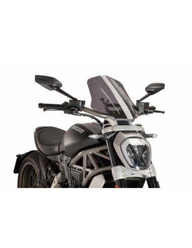 PUIG CUPOLINO NAKED N.G. TOURING DUCATI X DIAVEL/S 16-18 FUME CHIARO vendita online Como