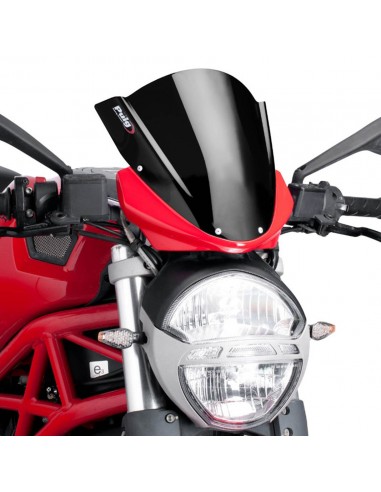 PUIG CUPOLINO RACING DUCATI MONSTER 1100/S 2010 NERO vendita online Como