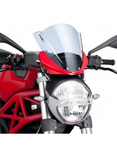 PUIG CUPOLINO RACING DUCATI MONSTER 696 2014 FUME CHIARO vendita online Como