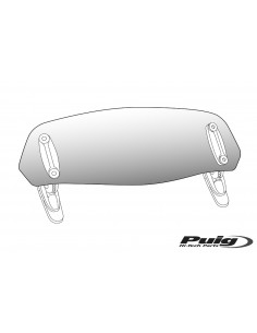 puig ricambio visiera per deflettore fissaggio attraverso clip-on codice 6320 colore fume chiaro