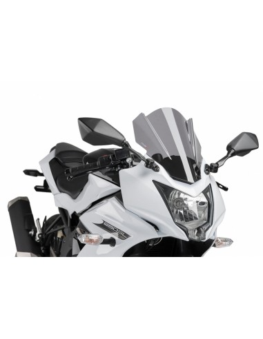 PUIG CUPOLINO RACING KAWASAKI NINJA 250SL 15-16 FUME CHIARO vendita online Como
