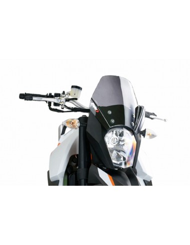 PUIG CUPOLINO NAKED N.G. SPORT KTM 990 SUPERMOTO 2012 FUME CHIARO vendita online Como