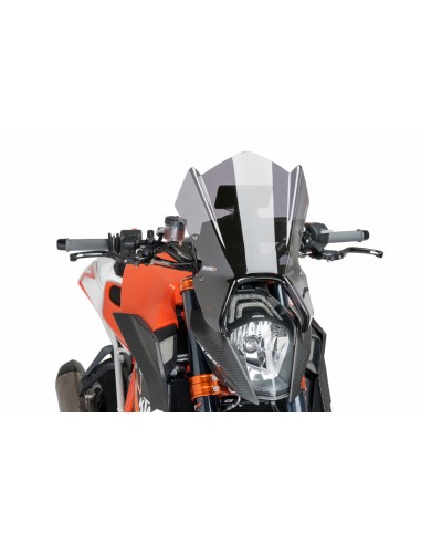 PUIG CUPOLINO NAKED N.G. SPORT-GPS KTM 1290 SUPERDUKE R 14-16 FUME CHIARO vendita online Como