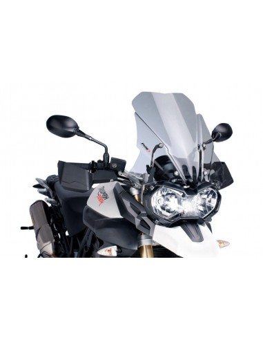 PUIG CUPOLINO TOURING TRIUMPH TIGER 800/XC/XCX/XCA/XR/XRX/XRT 2015 FUME CHIARO vendita online Como