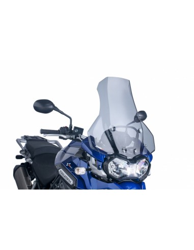 PUIG CUPOLINO TOURING TRIUMPH TIGER 1200-EXPLORER/XC 2012 FUME CHIARO vendita online Como