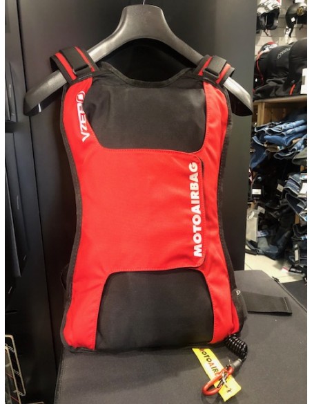 Gilet airbag MAB motoairbag Vzero rosso vendita online Como