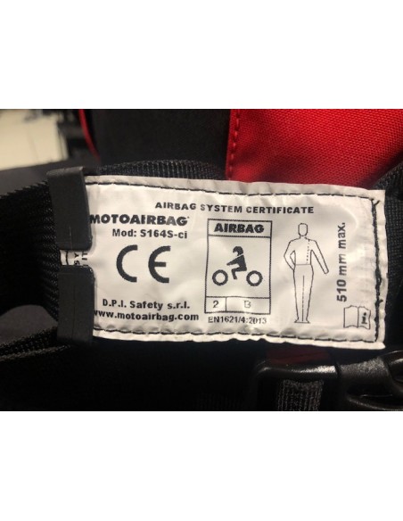 Gilet airbag MAB motoairbag Vzero rosso vendita online Como