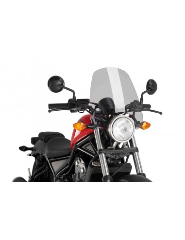 PUIG CUPOLINO NAKED N.G. TOURING HONDA REBEL 500 17 FUME CHIARO vendita online Como