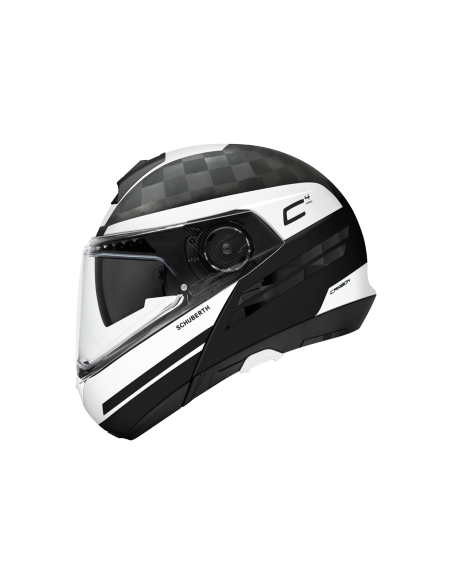 casco moto modulare schuberth C4pro carbon tempest white vendita online Como