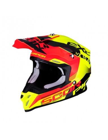 casco moto cross SCORPION VX 16 air arhus neon yellow neon red vendita online Como